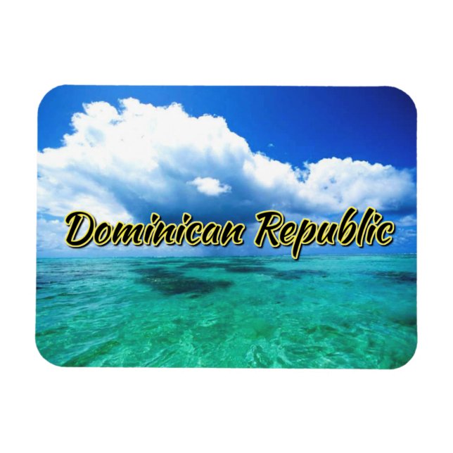 Dominican Republic sea sky Magnet (Horizontal)