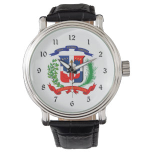 Dominican Republic - Seal - Flag - Symbol  T-Shirt Watch