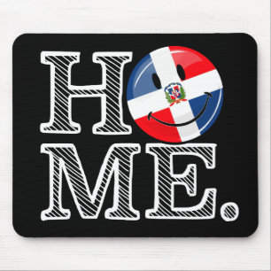 Dominican Republic Smiling Flag Housewarming Mouse Mat
