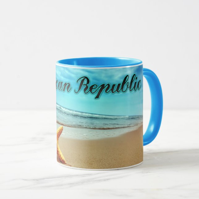 Dominican Republic starfish Mug (Front Right)