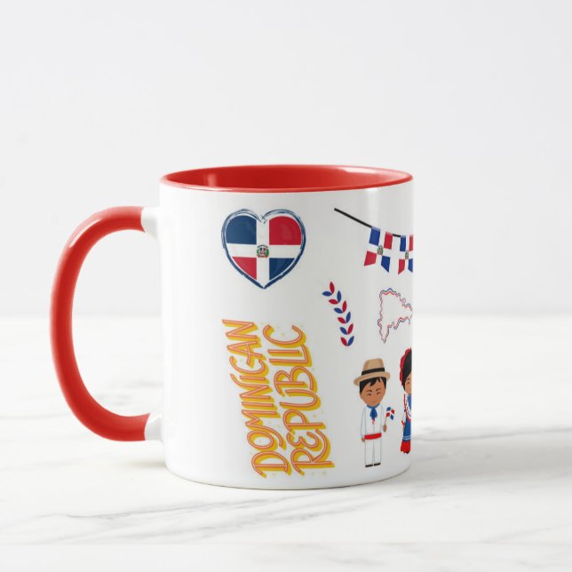 Dominican Republic Travel Mug – Island Paradise A (Left)