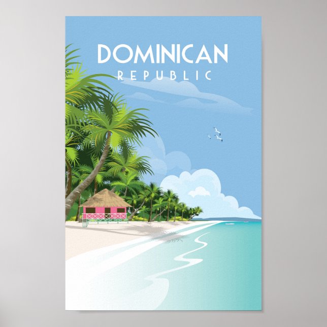 Dominican Republic travel poster (Front)