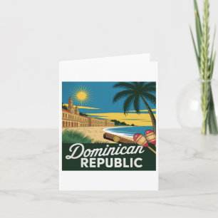 Dominican Republic Vintage Colonial Architecture F Card
