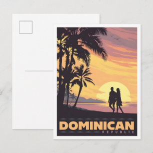 Dominican Republic Vintage Travel Postcard