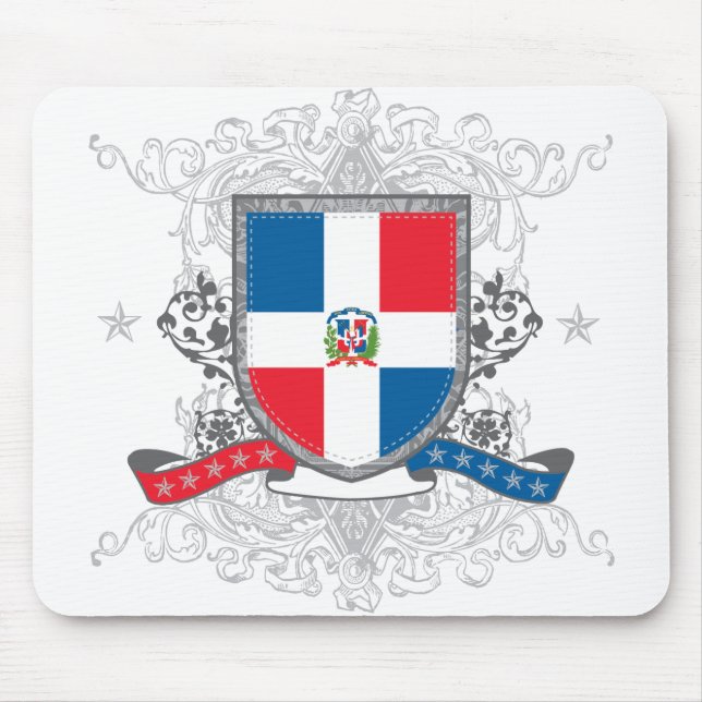 Dominican Shield Mouse Mat (Front)