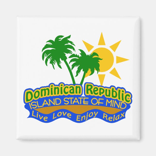 Dominican State of Mind magnet (Front)