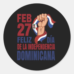 Dominicana - Dominican Independence Day 1 Classic Round Sticker