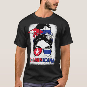 Dominicana Hispanic Heritage Month Dominican Repub T-Shirt