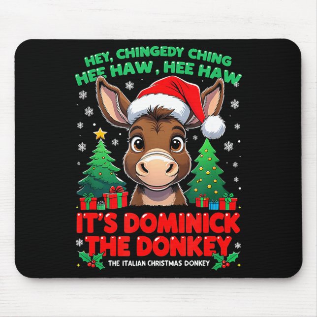 Dominick Cheer Mi Burrito Sabanero Mexican Christm Mouse Mat (Front)