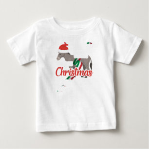 Dominick The Christmas Donkey Italian Christmas Do Baby T-Shirt