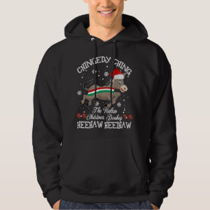 Dominick The Christmas Donkey Italian Donkey Chris Hoodie