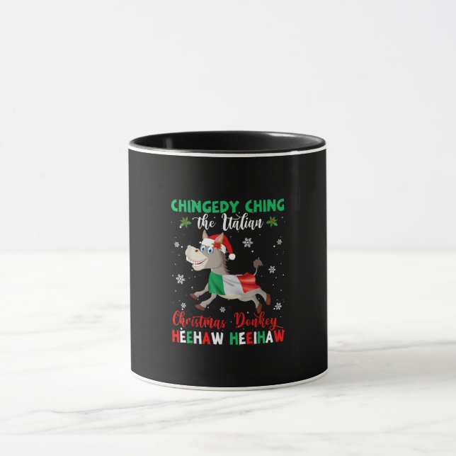 Dominick The Christmas Donkey-Italian Donkey Mug (Center)