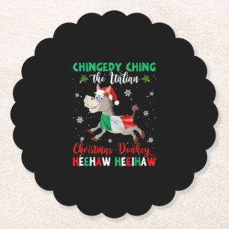Dominick The Christmas Donkey-Italian Donkey Paper Coaster