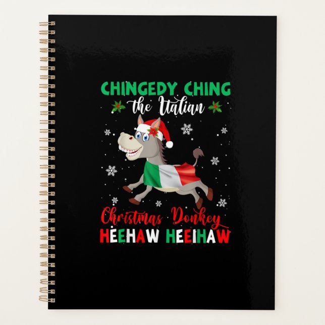 Dominick The Christmas Donkey-Italian Donkey Planner (Front)