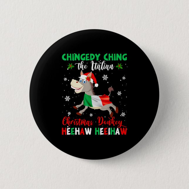 Dominick The Christmas Italian Chris  6 Cm Round Badge (Front)