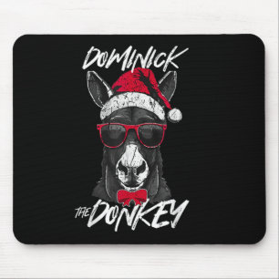 Dominick The Donkey Christmas Funny Mouse Mat