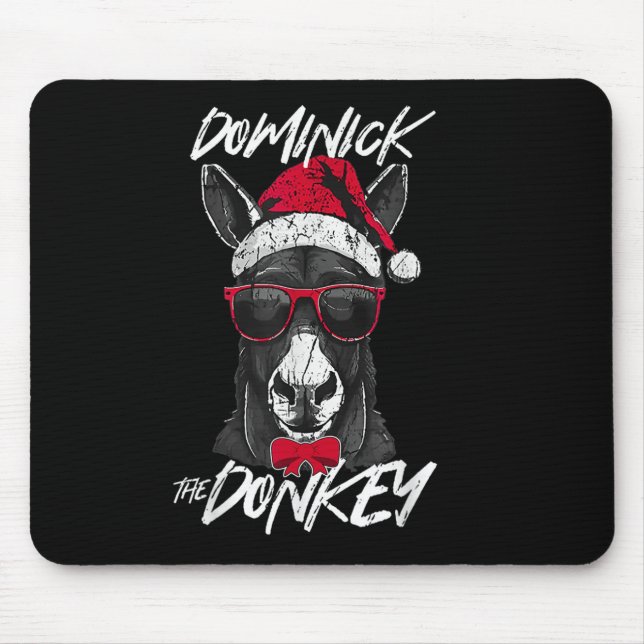Dominick The Donkey Christmas Funny  Mouse Mat (Front)