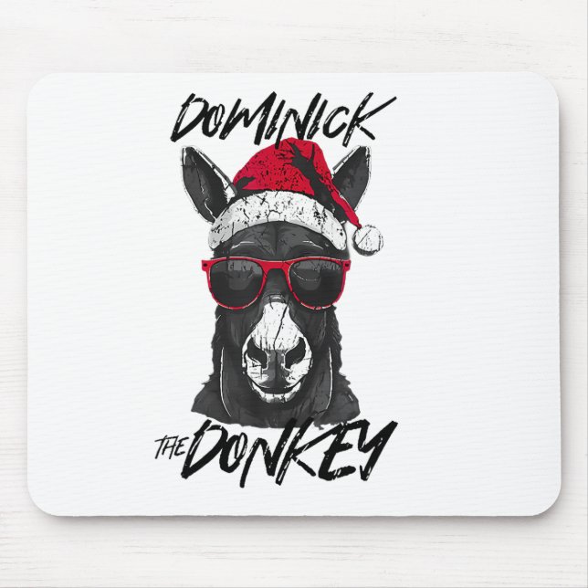 Dominick The Donkey Funny Christmas Italian Christ Mouse Mat (Front)