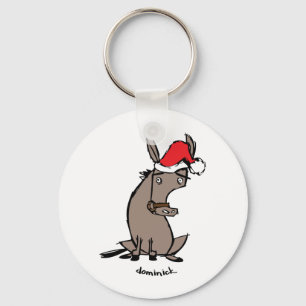 Dominick the Donkey Key Ring