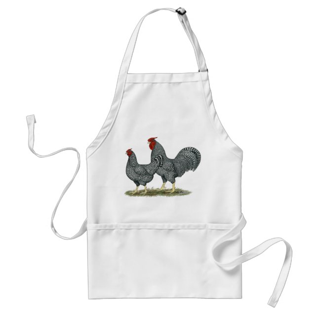 Dominique Chickens Standard Apron (Front)
