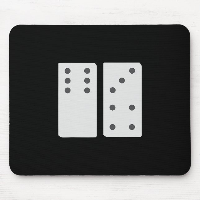Domino 67 Matching Group Funny 6 And 7 Number Tile Mouse Mat (Front)