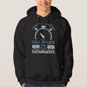 Domino Dominoes Stone Number Board Game Tile Game  Hoodie
