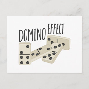 Domino Effect Postcard