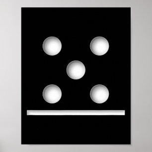 Domino Game 5 0 Halloween Christmas  Poster