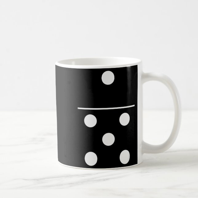 Domino Game 5 1 Funny Halloween Group Costume Shir Coffee Mug (Right)