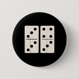 Domino Game 6 7 Funny 67 Alpha Slang Gen Z Brainro Cm Round Badge