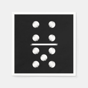 Domino Game 9 Dominoes Tiles Puzzler Game Gift Napkin