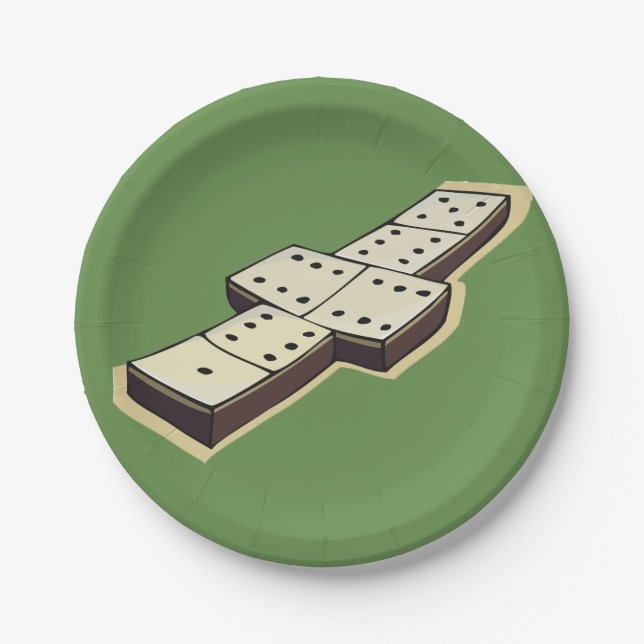 Domino Paper Plates (Front)