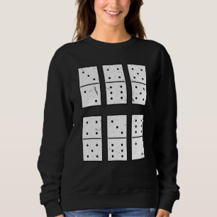 Domino Set Dominoes Game Tile Game Dominos Domino Sweatshirt