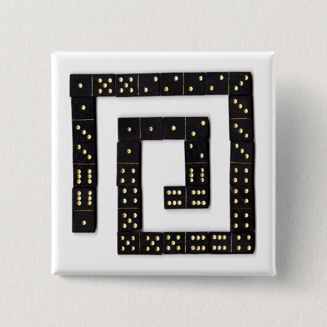 Domino Spiral Button (Front)