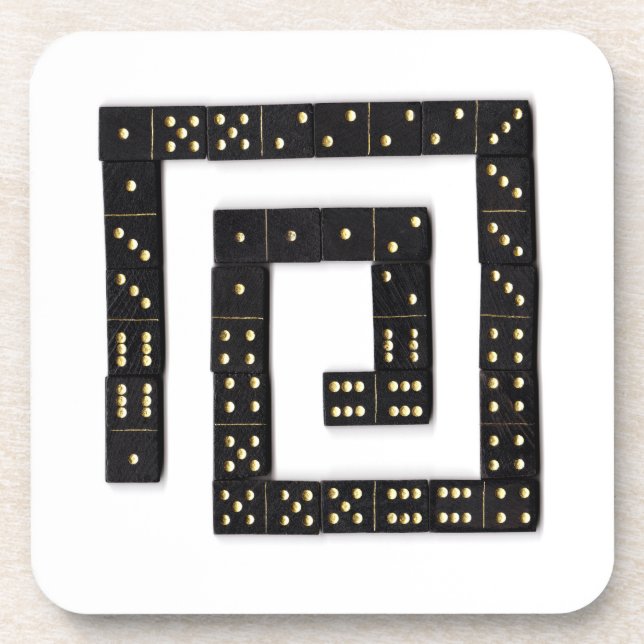 Domino Spiral Coasters (Front)