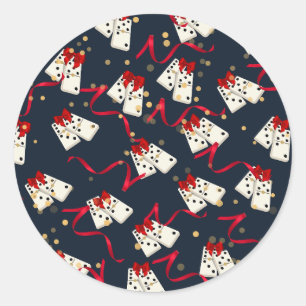 Domino Sticker - Blue