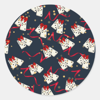 Domino Sticker - Blue