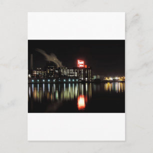 Domino Sugar Baltimore at Night Postcard
