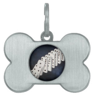 Domino Theory Pet Tag