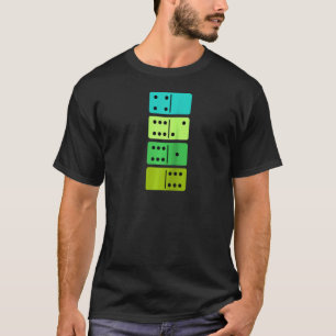 Domino Tiles Domino Effect Dominoes Player Retro G T-Shirt