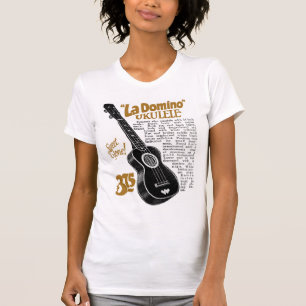 Domino Uke Ad Ladies Tank Top