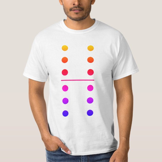 Dominoes 6-6 Group Costume T-Shirt (Front)