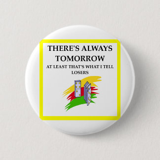 DOMINOES 6 CM ROUND BADGE