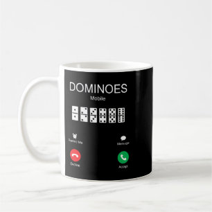 Dominoes are calling funny dominoes player gift coffee mug