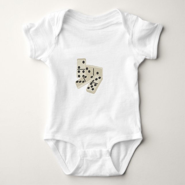 Dominoes Baby Bodysuit (Front)
