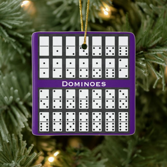 Dominoes Design Ornament (Tree)