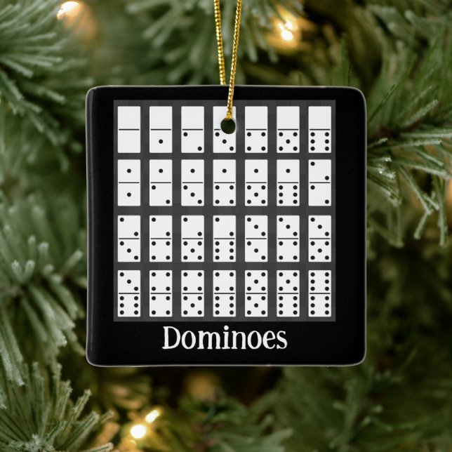 Dominoes Design Ornament (Tree)