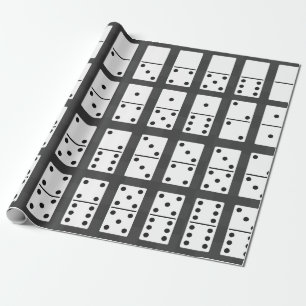 Dominoes Design Wrapping Paper