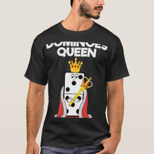 Dominoes Funny Dominoes Queen T-Shirt