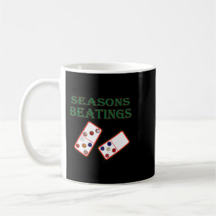 Dominoes Game Pieces Christmas Balls Double Six Do Coffee Mug